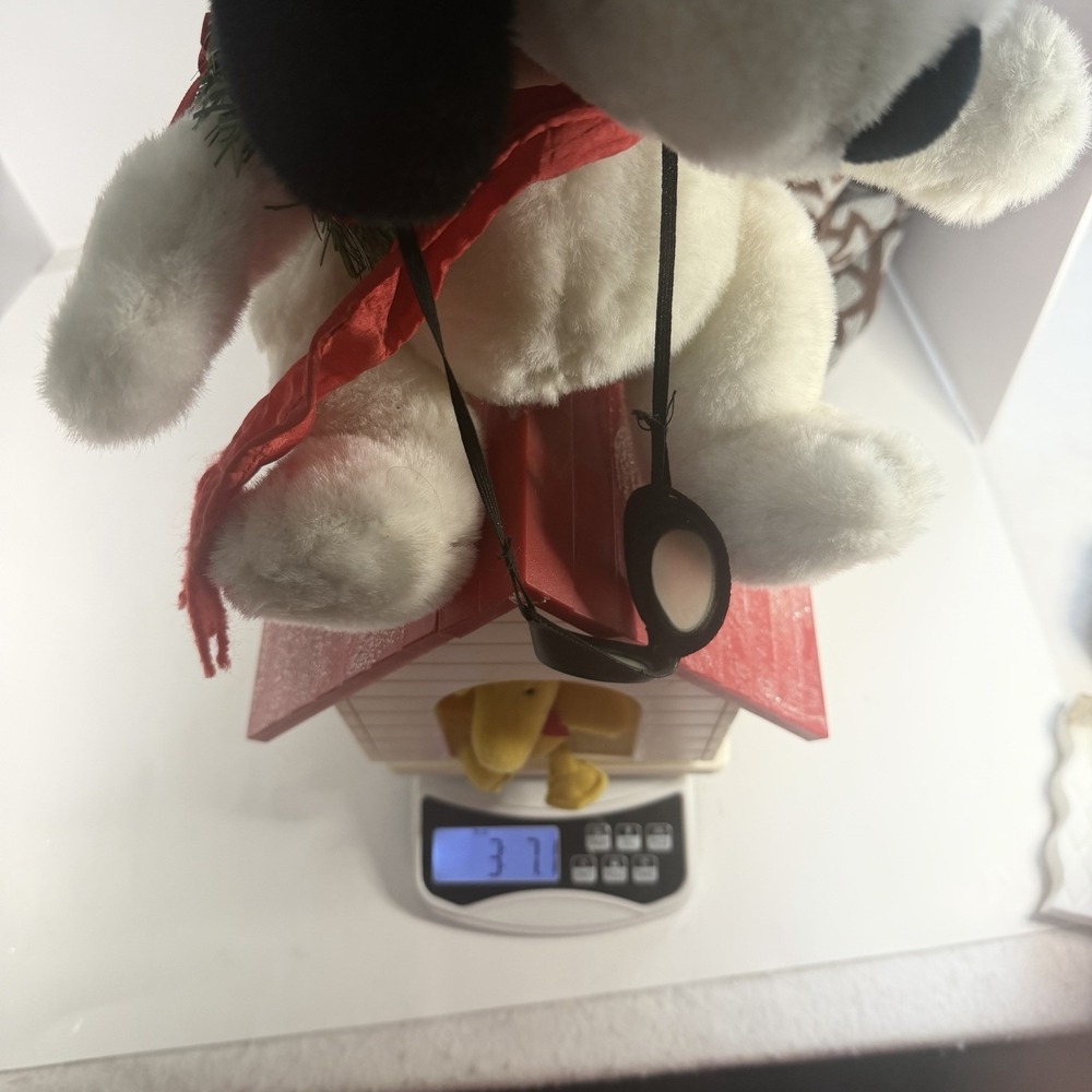 1993 Santa's Best Snoopy Woodstock Christmas Animated Doghouse Peanuts-Untested - Picture 11 of 16